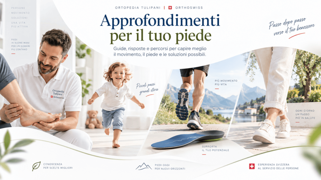 Approfondimenti sul piede, movimento e ortopedia tecnica