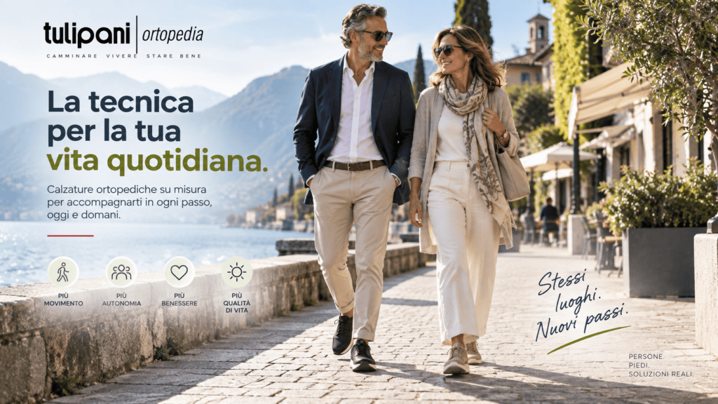 Persone che camminano con calzature ortopediche nella vita quotidiana