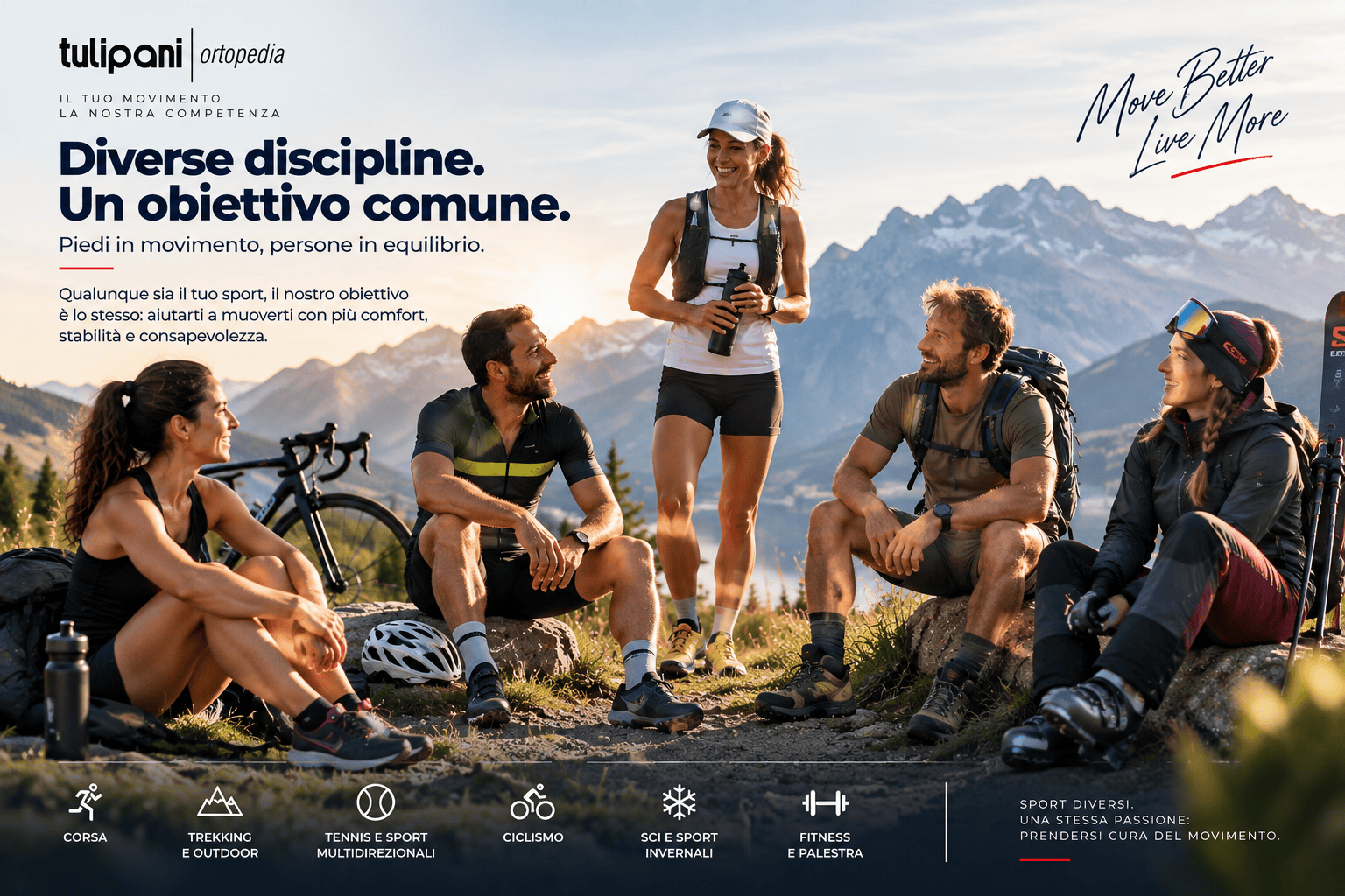 Professionisti di diverse discipline collaborano con un obiettivo comune per la salute e il benessere del paziente.