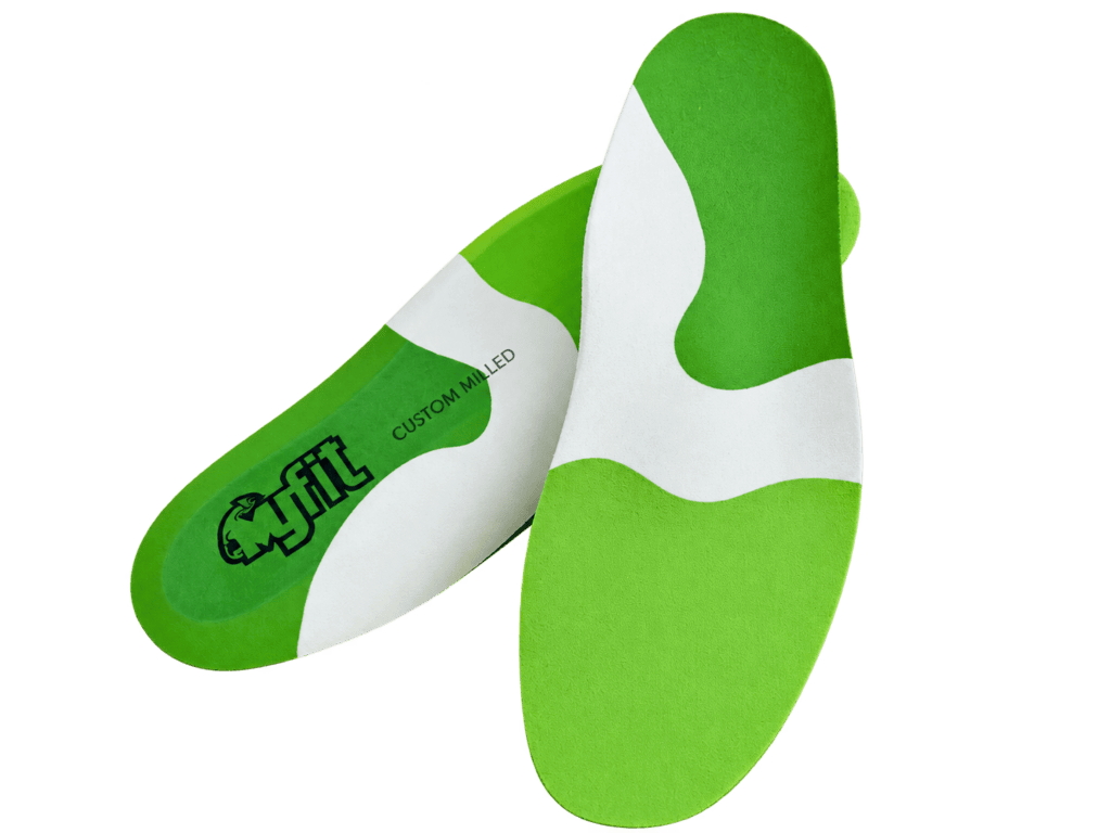 Plantare ortopedico MyFit Sport a baricentro alto per attività sportiva e supporto biomeccanico del piede.